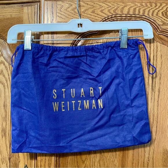 Stuart Weitzman Small Size Blue Purse Shoe Protector Travel Dust Bag 10” x 13” - Picture 2 of 7